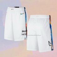 Pantalone Brooklyn Nets Ciudad 2022-23 Blanco