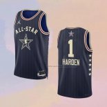 Camiseta All Star 2024 Los Angeles Clippers James Harden NO 1 Azul