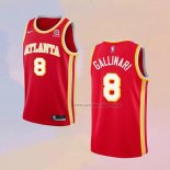 Camiseta Atlanta Hawks Danilo Gallinari NO 8 Icon 2020-21 Rojo