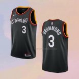 Camiseta Cleveland Cavaliers Andre Drummond NO 3 Ciudad 2020-21 Negro