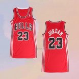 Camiseta Mujer Chicago Bulls Michael Jordan NO 23 Icon Rojo