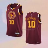 Camiseta Cleveland Cavaliers Darius Garland NO 10 Ciudad Rojo