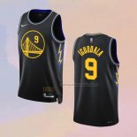 Camiseta Golden State Warriors Andre Iguodala NO 9 Ciudad 2021-22 Negro