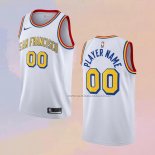 Camiseta Golden State Warriors Personalizada Classic Edition 2019-20 Blanco