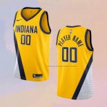 Camiseta Indiana Pacers Personalizada Statement 2019-20 Amarillo