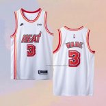 Camiseta Miami Heat Dwyane Wade NO 3 Classic 2022-23 Blanco