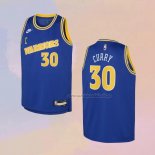 Camiseta Nino Golden State Warriors Stephen Curry NO 30 Classic 2022-23 Azul