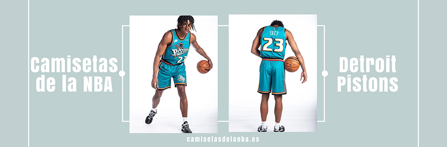 Camiseta de Detroit Pistons Replicas Baratas
