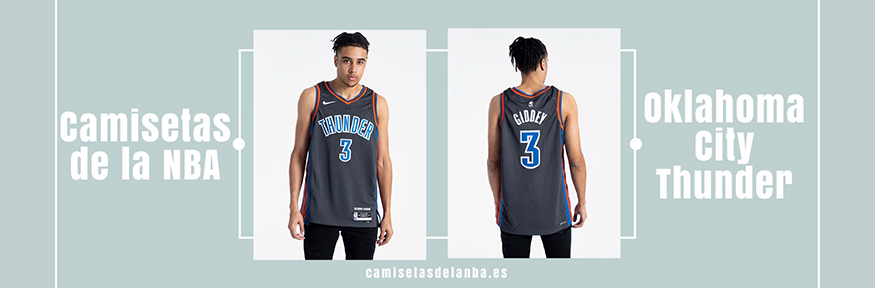 Camiseta de Oklahoma City Thunder Replicas Baratas